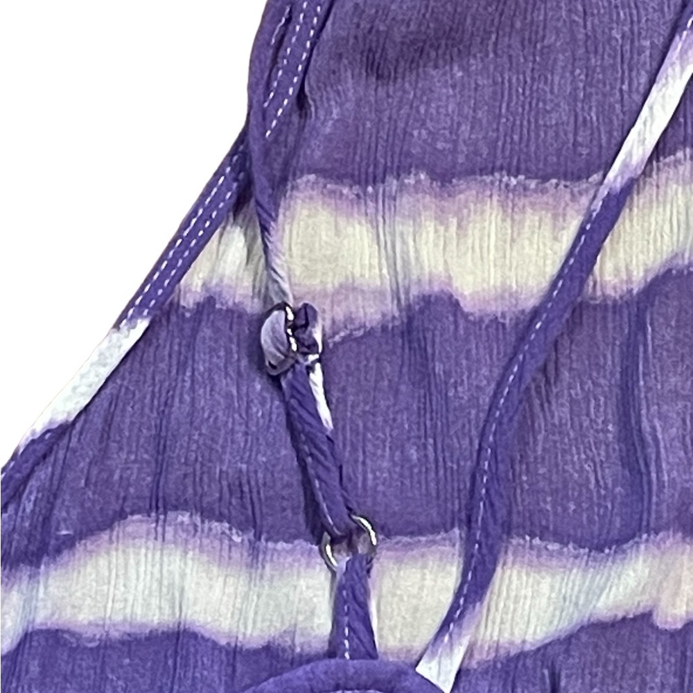 Xhilaration‎ swimsuit cover up, purple and white, size XL - Picture 3 of 5
